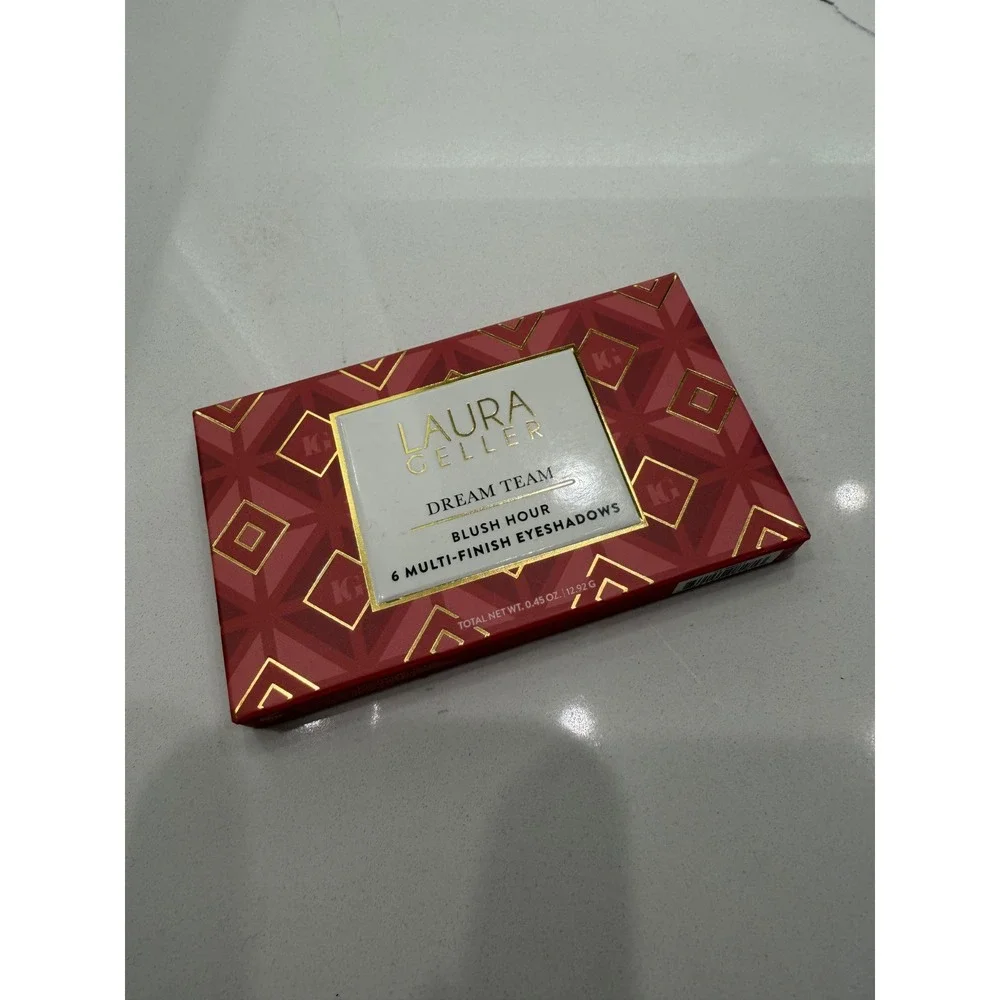 Laura Geller Dream Team Blush Hour 6 Multi-Finish Eyeshadow Palette New Sealed